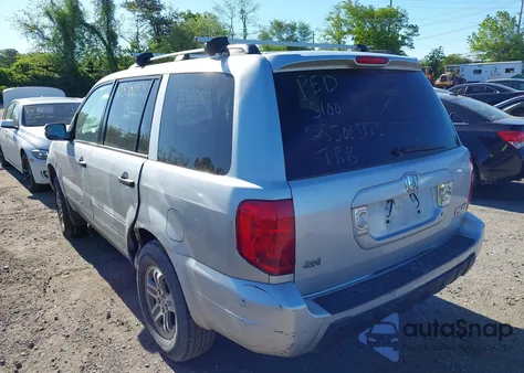 2003 Honda Pilot Ex-L from USA, damaged, VIN 2HKYF18673H567426